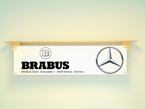 Brabus banner mercedes garage - banner,