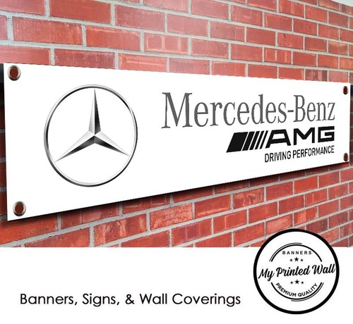 Mercedes benz amg pvc - pvc, banner