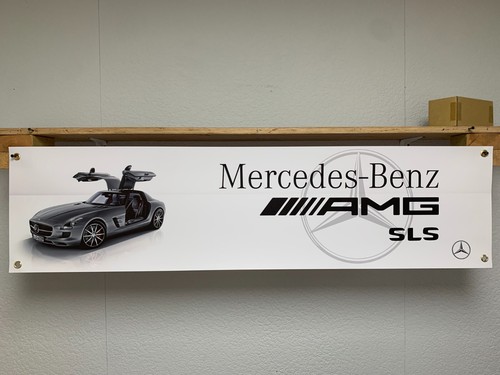 Mercedes benz sls banner amg - benz,